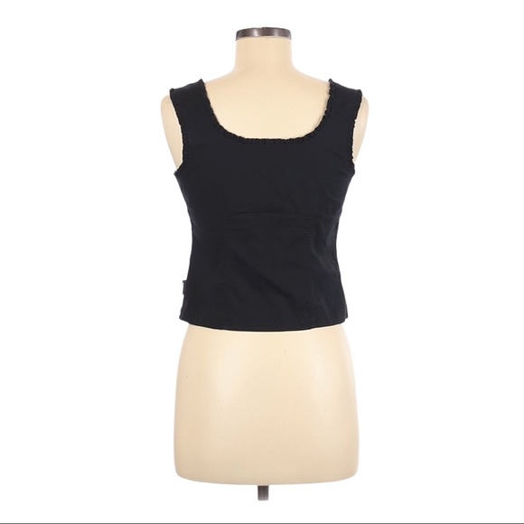 Guess Black Sleeveless Tank Top - Picture 2 of 3